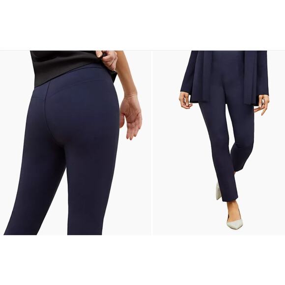 M.M.‎ LaFleur Foster Pants Dark Navy Size 4 Front Seam - Picture 3 of 14